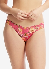 Hanky Panky Printed Signature Lace Low Rise Thong Underwear - Up All Night