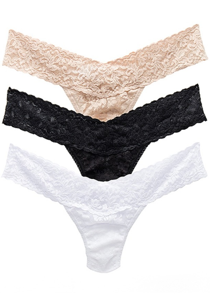 Hanky Panky Low Rise Thong 3 Pack