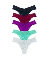 Hanky Panky Signature Lace Original Rise Thong 5 Pack