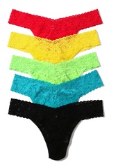 Hanky Panky Signature Lace Original Thong 5Pack - Open Miscellaneous