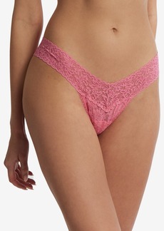 Hanky Panky Signature Lace Women's 4911 Low Rise Thong - Guava Pink