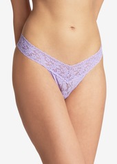 Hanky Panky Signature Lace Low Rise Thong Underwear - Navy