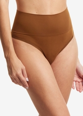 Hanky Panky Women's Body Midrise Thong Underwear, 4H1921 - Inner Peace Beige