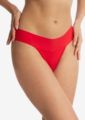 Hanky Panky Women's Breathe Thong Underwear 6J1661B - Dried Cherry