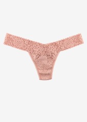 Hanky Panky Women's Daily Lace Low Rise Thong 771001 - Desert Rose