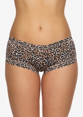 Hanky Panky Women's Lace Printed Boyshort Underwear - Classic Leopard