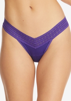 Hanky Panky Women's One Size Dream Low Rise Thong Underwear - Electric Purple