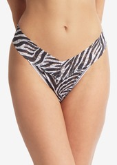 Hanky Panky Printed Signture Lace Original Rise Thong Underwear - A To Zebra