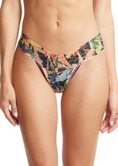 Hanky Panky Women's Signature Lace Printed Low Rise Thong