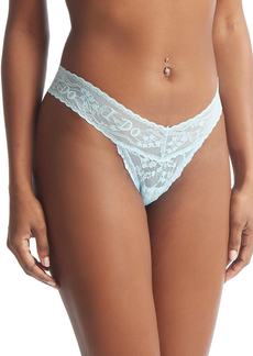 Hanky Panky I Do Shimmer Lace Low-Rise Thong