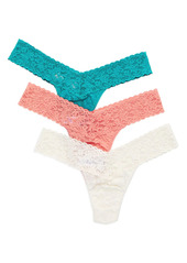 Hanky Panky Low Rise 3-Pack Signature Lace Thong