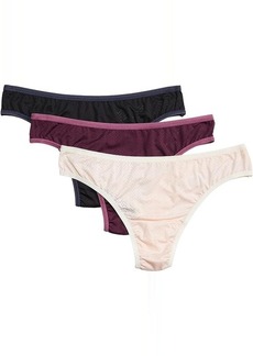 Hanky Panky Movecalm Natural Rise Thong 3-Pack