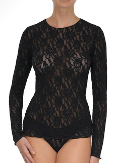 Hanky Panky Signature Lace Long Sleeve Top - S - Also in: XL, XS, M, L