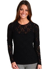 Hanky Panky Signature Lace Unlined Long Sleeve Top