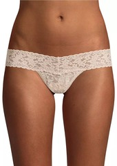 Hanky Panky Three-Pack Lace Low-Rise Thongs