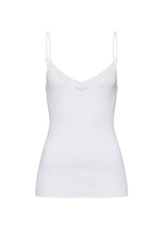 Hanro Cotton Delight Lace-Trim Camisole