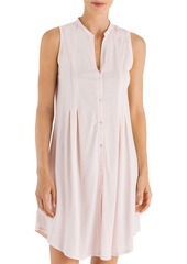 Hanro Cotton Deluxe Button-Front Tank Gown
