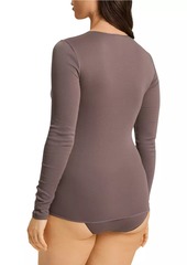 Hanro Cotton Long-Sleeve Top