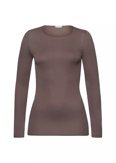 Hanro Cotton Long-Sleeve Top