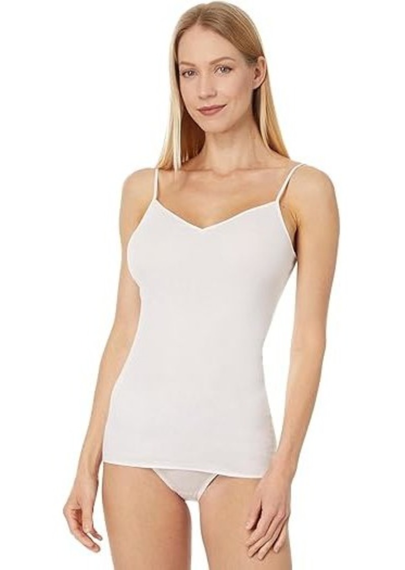 Hanro Cotton Seamless V-Neck Spaghetti Camisole