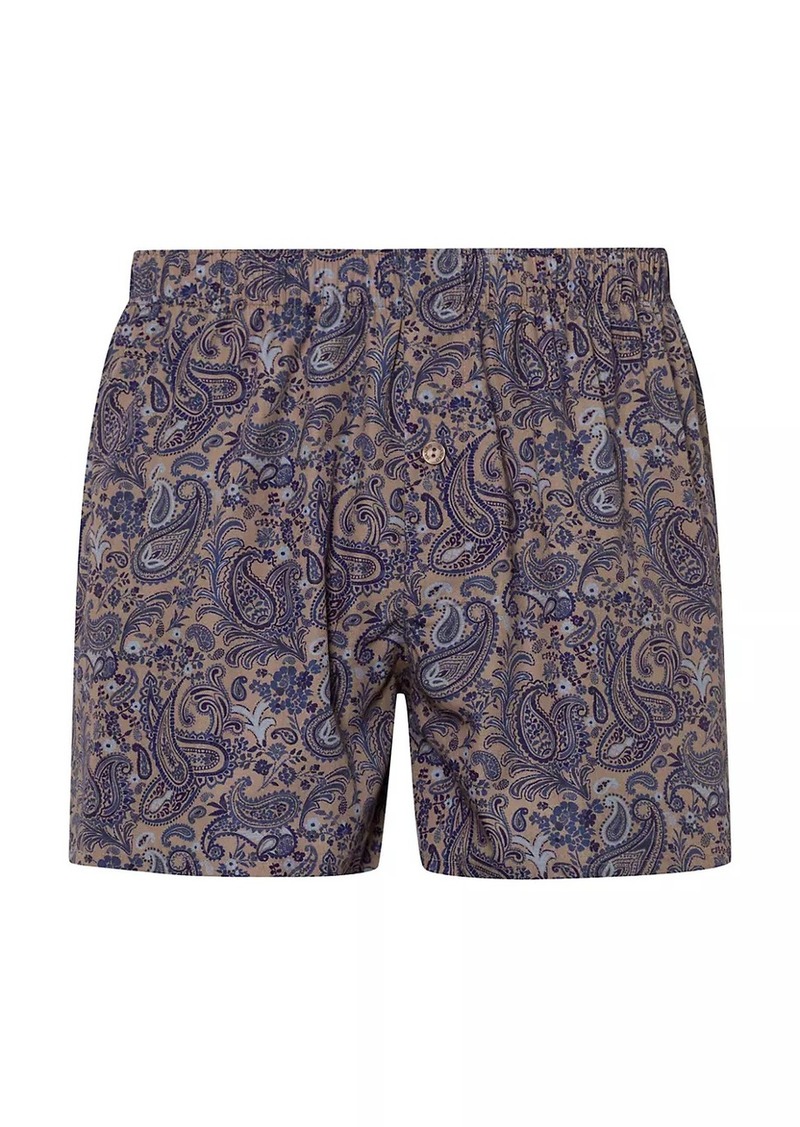 Hanro Fancy Woven Cotton Boxer Shorts