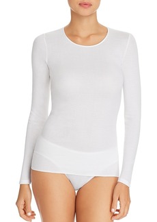 Hanro Cotton Seamless Long Sleeve Top