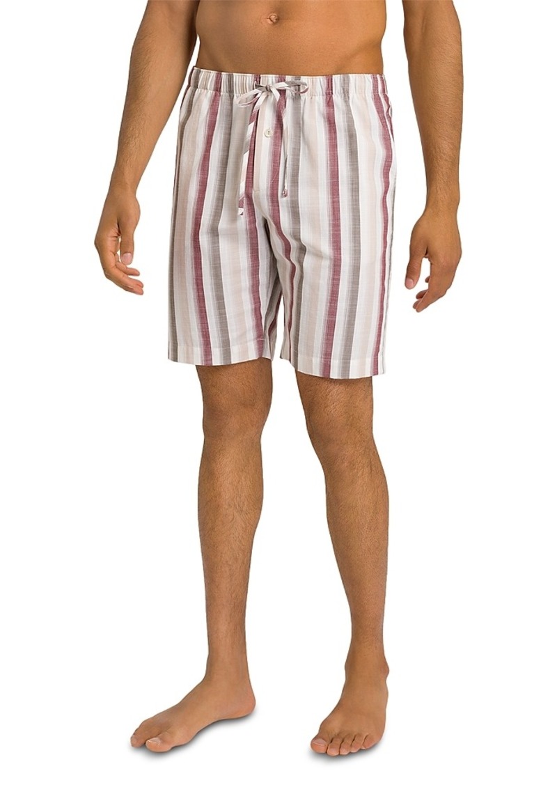 Hanro Linen Cotton Printed Short Pajama Pants