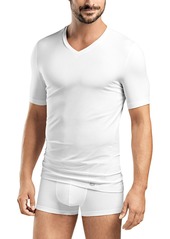 HANRO Men's Liam Short Sleeve V-Neck Shirt