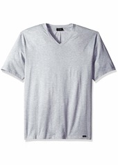 HANRO Men's Sporty Short Sleeve V-Neck Shirt