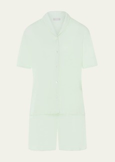 Hanro Natural Comfort Short Button-Down Pajama Set