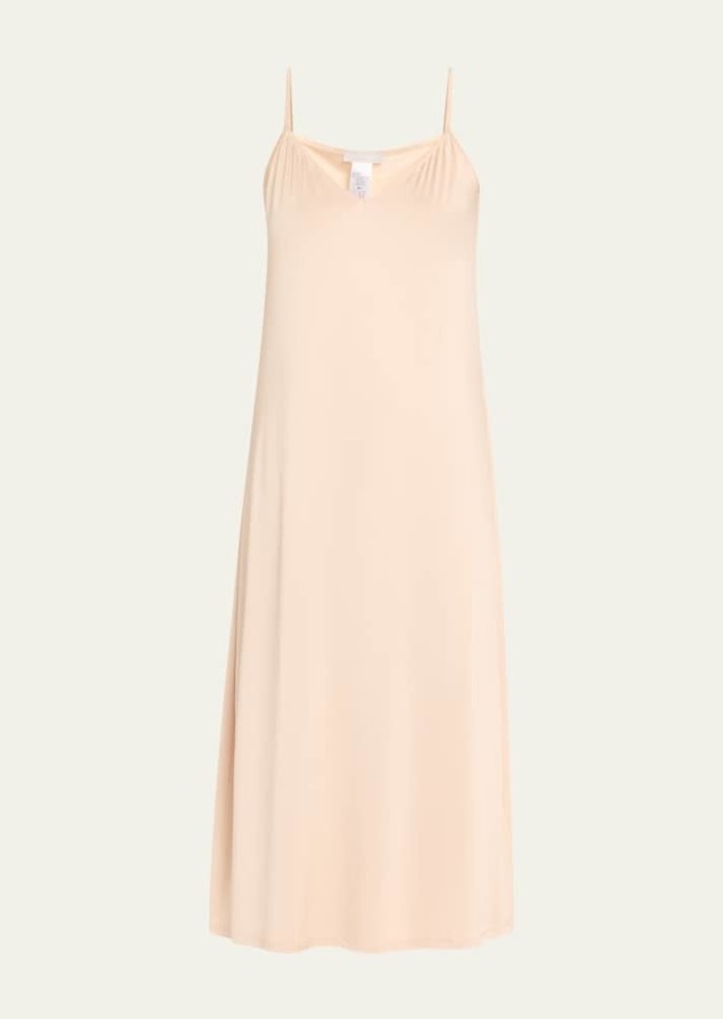 Hanro Satin Deluxe Midi Slip Dress