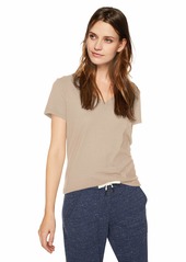 HANRO Women's Sleep and Lounge Short Sleeve V-Neck Shirt