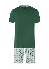 Hanro Night And Day Floral Cotton Short Pajamas