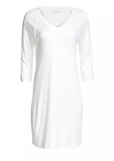 Hanro Pure Essence Three-Quarter Sleeve Gown