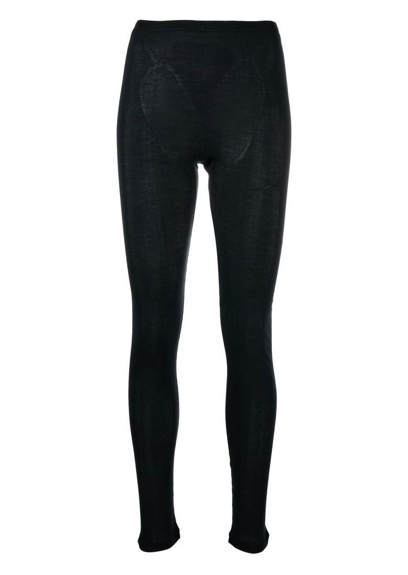 Hanro skinny-cut silk leggings