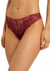 Hanro Solene Floral Lace Thong