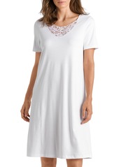 Hanro Dorea Nightgown in White at Nordstrom