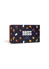 Happy Socks 3-Pack Food Socks Gift Set - Navy