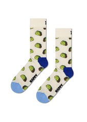 Happy Socks 4-Pack Food and Truck Socks Gift Set - White