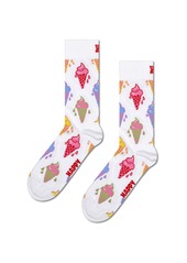 Happy Socks 4-Pack Food and Truck Socks Gift Set - White