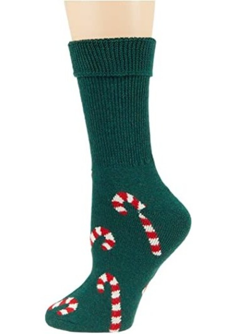 Candy Cane Cozy Sock