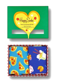 Happy Socks 2-Pack Pizza Love Socks Gift Set