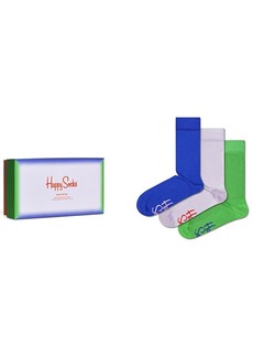 Happy Socks 3pk Color Smash Socks Gift Set