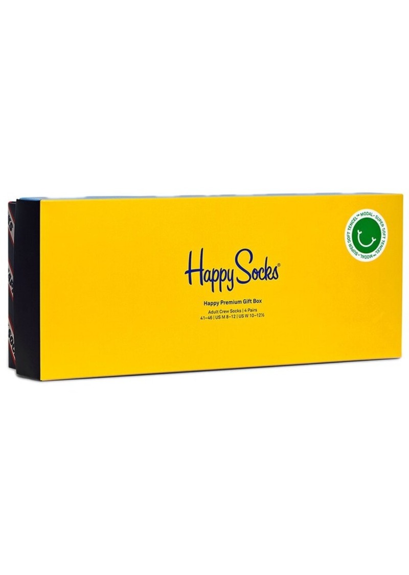 Happy Socks 4-Pack Happy Premium Sock Gift Set