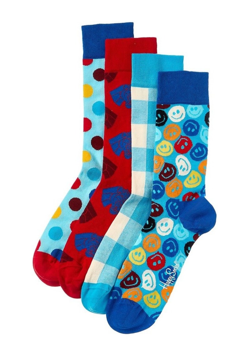 Happy Socks 4pk Amazon Twisted Smile Socks Gift Set