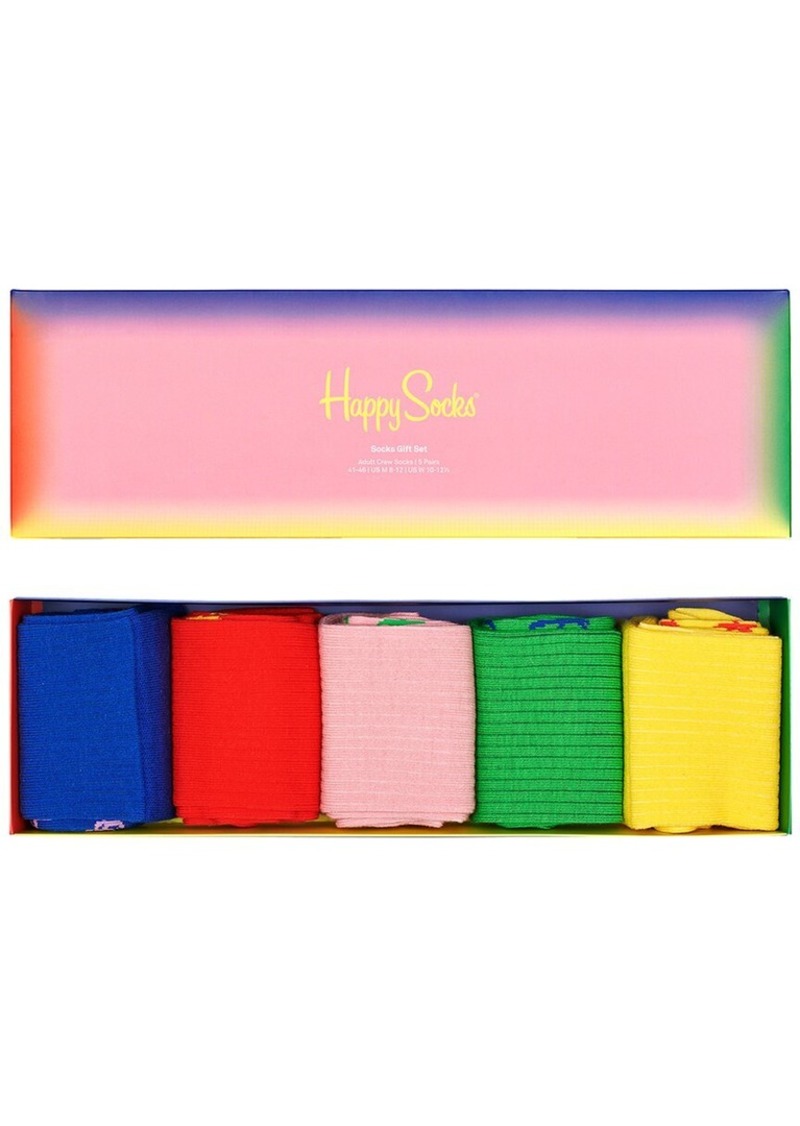 Happy Socks 5pk Color Smash Socks Gift Set