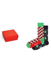 Happy Socks Assorted 2-Pack Holiday Socks Gift Box