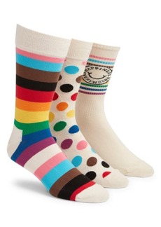 Happy Socks Assorted 3-Pack Pride Socks Gift Box