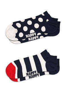Happy Socks Big Dot Stripe Low Socks Set