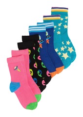 Happy Socks Kids' 4-Pack Space Socks in Assorted Colors at Nordstrom Rack
